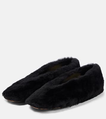 Luna shearling Mary Jane flats | Le Monde Béryl