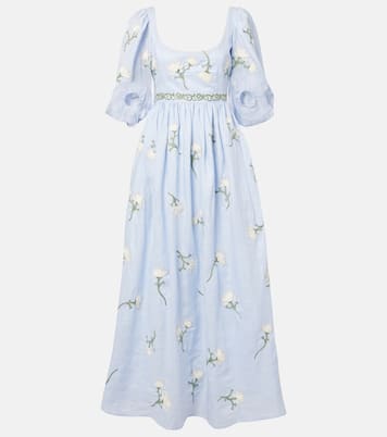 Maxikleid Viviane aus Leinen | Agua by Agua Bendita