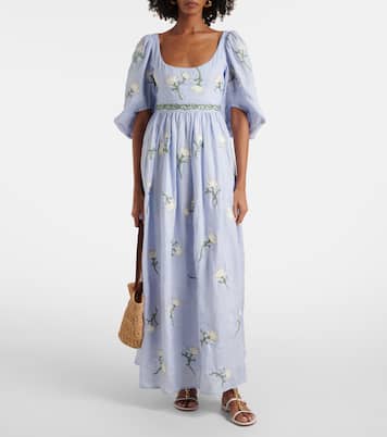 Maxikleid Viviane aus Leinen | Agua by Agua Bendita