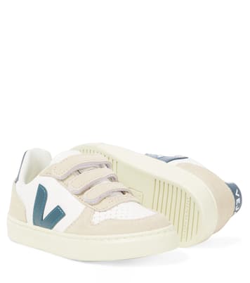 Sneakers V-10 aus Leder mit Veloursleder | Veja Kids
