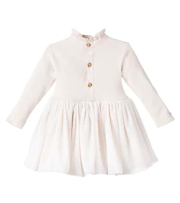 Baby Kleid Louen aus Jersey mit Tüll | Donsje