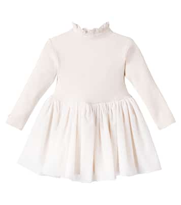 Baby Kleid Louen aus Jersey mit Tüll | Donsje