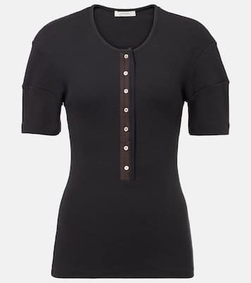 Camicia Henley in misto cotone e lino | Lemaire