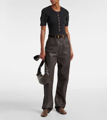 Camicia Henley in misto cotone e lino | Lemaire