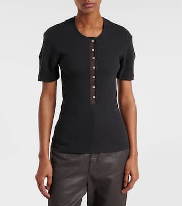 Camicia Henley in misto cotone e lino | Lemaire