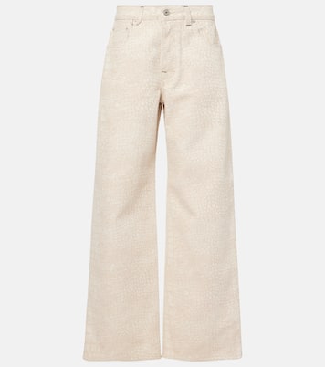 Jeans anchos efecto cocodrilo | Jacquemus