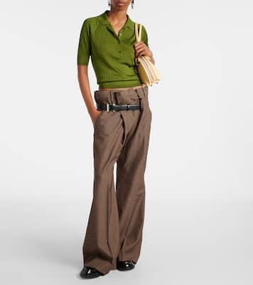 Partar wool flared pants | Acne Studios