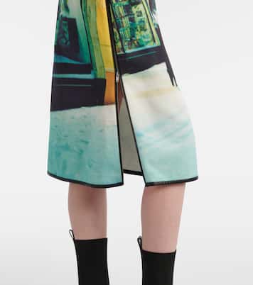 Jupe midi imprimée  | Jil Sander