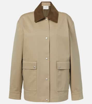 Veste en coton et daim | Vince