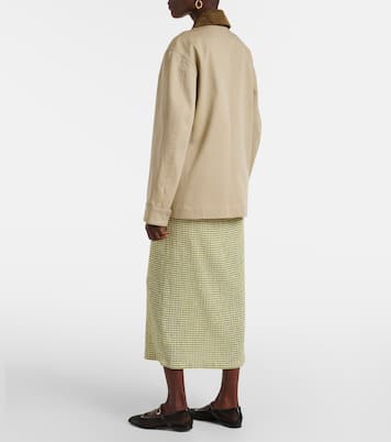 Veste en coton et daim | Vince