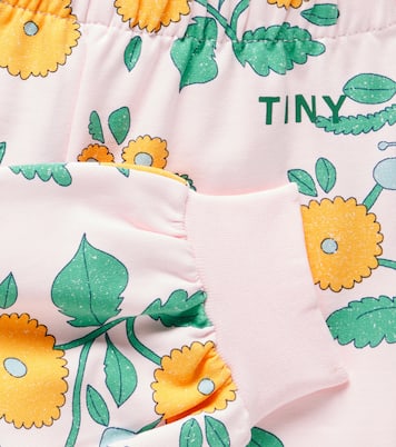 Bébé – Pantalon de survêtement Flowers en coton mélangé | Tinycottons