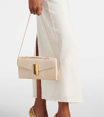 Vancouver croc-effect leather clutch | DeMellier