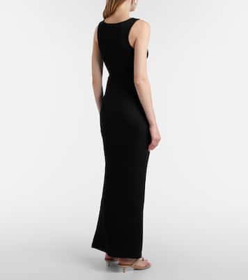 Crystal Pin embellished jersey maxi dress | Christopher Esber