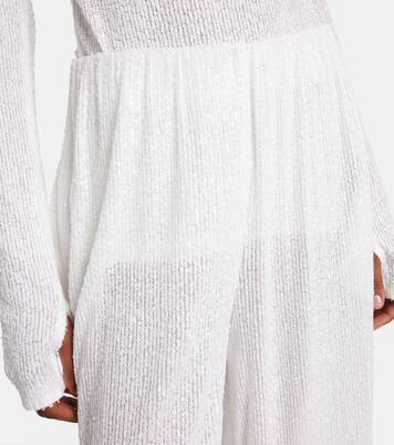Sequined wide-leg pants | Norma Kamali