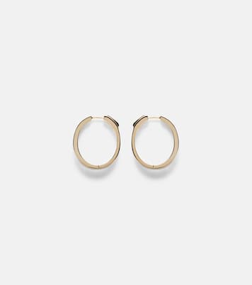 Orecchini a cerchio Meryl Classic in oro 18kt con diamanti | Anita Ko