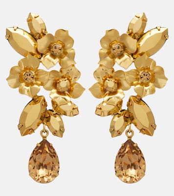 Pendientes Fiore bañados en oro | Jennifer Behr