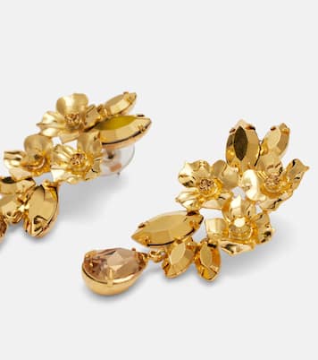Pendientes Fiore bañados en oro | Jennifer Behr