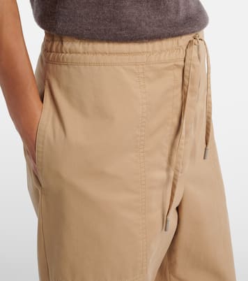 Mende cotton and cashmere wide-leg pants  | The Row