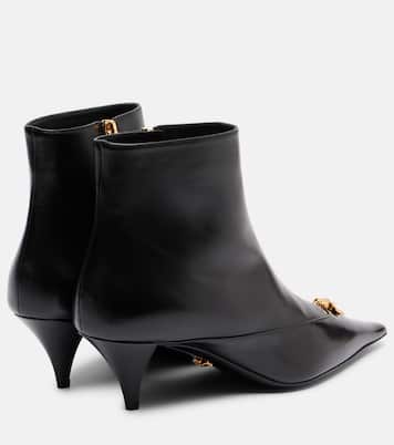 La Medusa 55 leather ankle boots | Versace