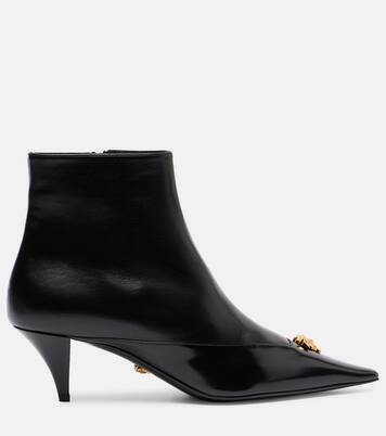 La Medusa 55 leather ankle boots | Versace