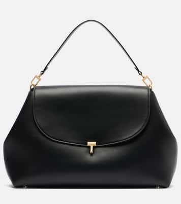 Tote Bag T-Lock Medium aus Leder | Toteme