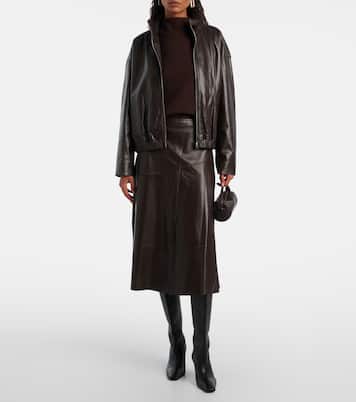 Leather jacket | Yves Salomon