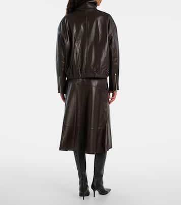Leather jacket | Yves Salomon