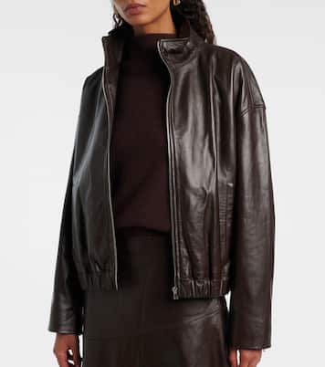Leather jacket | Yves Salomon
