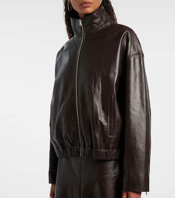 Leather jacket | Yves Salomon