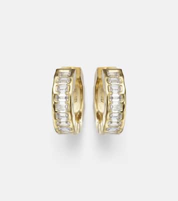 Ivy Eternity 18kt gold earrings with diamonds | Octavia Elizabeth