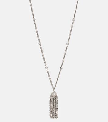 Crystal-embellished pendant necklace | Rabanne