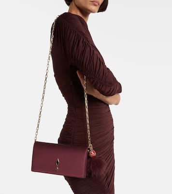 Bettina crêpe satin clutch | Christian Louboutin