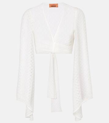 Lamé crop top | Missoni