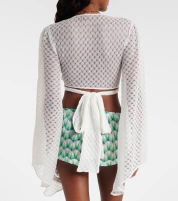 Lamé crop top | Missoni