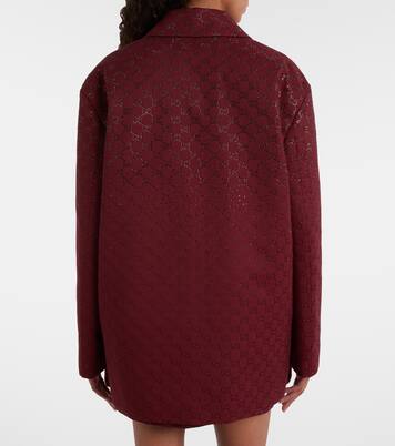 GG Crystal canvas blazer | Gucci