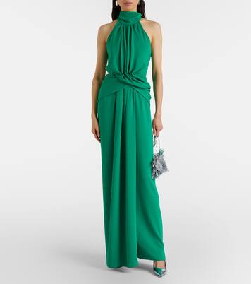 Cutout gathered maxi dress | Johanna Ortiz