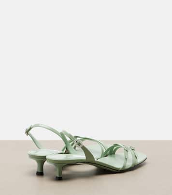 Kaira patent leather slingback sandals | Jimmy Choo