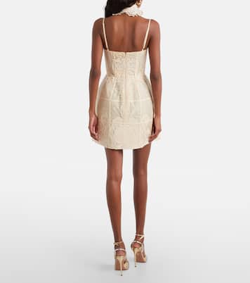 Rebellion linen and silk bustier dress | Zimmermann