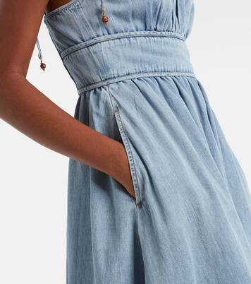 Robe midi Wanderlust en jean | Zimmermann