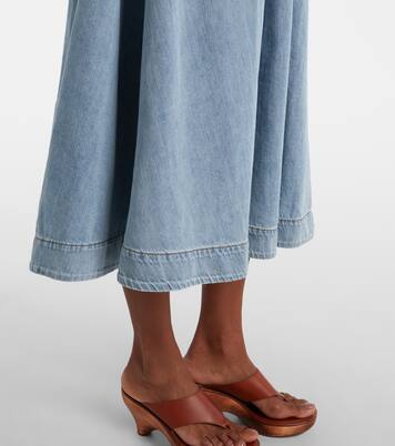 Robe midi Wanderlust en jean | Zimmermann