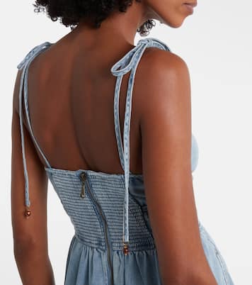 Robe midi Wanderlust en jean | Zimmermann