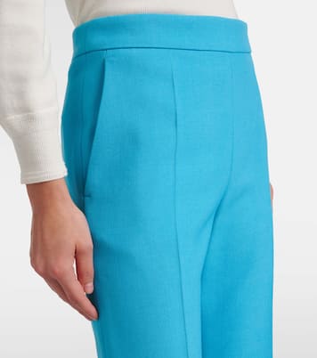 Gerade Cropped-Hose aus Crêpe | Chloé