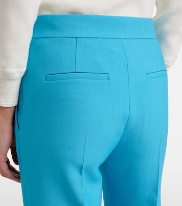 Gerade Cropped-Hose aus Crêpe | Chloé