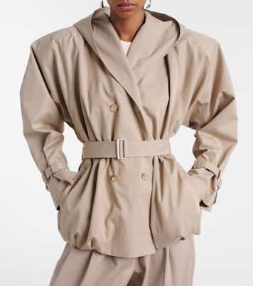 Belted cotton-blend jacket | Magda Butrym