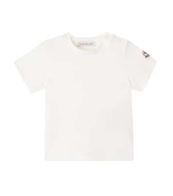 Bebé - camiseta en mezcla de algodón con logo | Moncler Enfant
