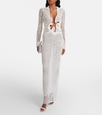 Venus sheer lace gown | Christopher Esber