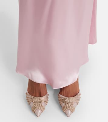 Gatsby 50 embellished slingback pumps | Aquazzura