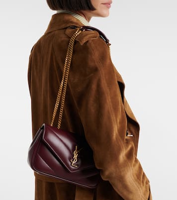 Loulou Mini leather shoulder bag | Saint Laurent