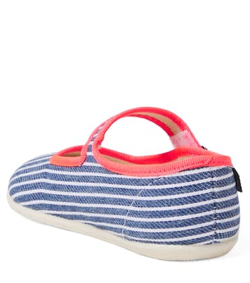 Striped ballet flats | Bonton