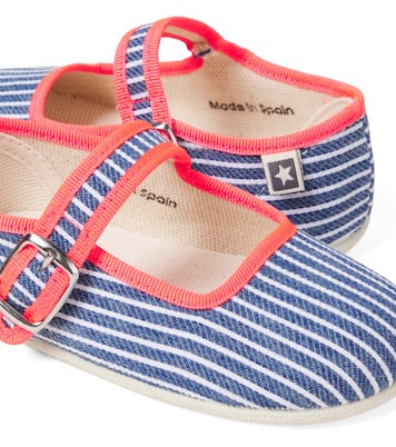 Striped ballet flats | Bonton